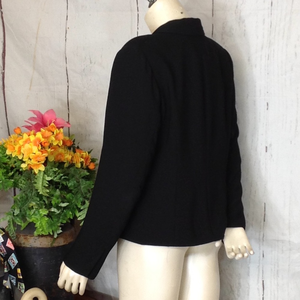 Pendleton Petite Black Lined Blazer - image 7